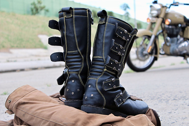 Icon 1000 Elsinore HP Street Motorcycle Riding Boots Black Mens All Sizes