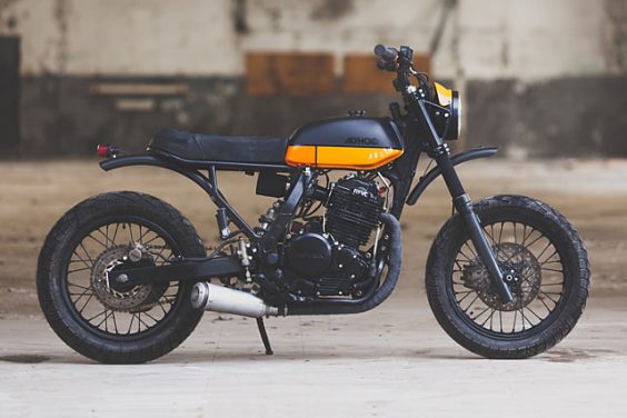 THE TIME LORD. A Honda Dominator NX650 By Ad Hoc Cafe Racers