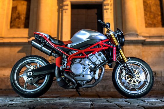 TOWARDS THE LIGHT. A Moto Morini Corsaro ‘Superleggera’ from Titan Motorcycles