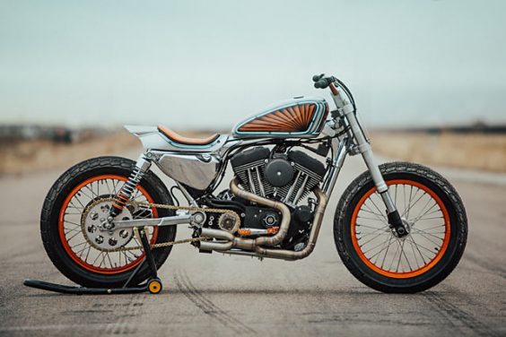 THE ART OF ANGRY. Bang Moto’s ‘Hooligan’ Harley XL1200R Flat Tracker