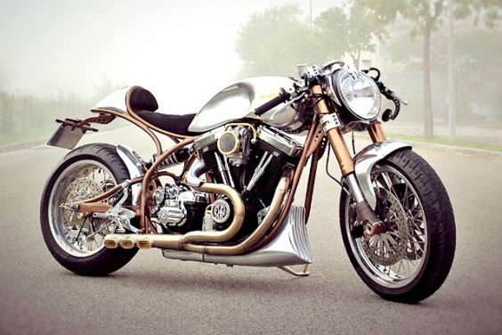 LOW BLOW. FWM Motorcycle?s ?Hurakàn? Harley Cafe Racer