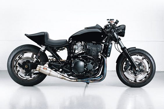 BLACK HOLE FUN. Mike Andrew?s Wicked Honda CB1300 Muscle Racer