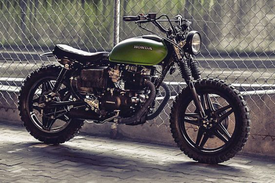 TINKER TAILOR SOLDIER FLY. A ?Great Escape? Honda CM400 Tracker from Poland?s T. Jasin Motorcycles
