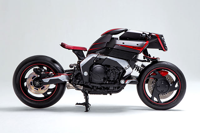 NO FORKS GIVEN. JSK Moto Co?s ?Rhodium Omega? Yamaha GTS 1000 Neo Racer