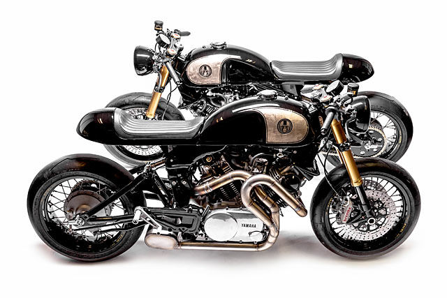 ET TWO, BRUTE" Wrench Kings? ?Bertus and Brutus? Yamaha XV1000 Cafe Racers