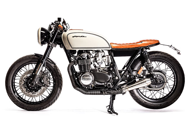 THE COMPLETE PACKAGE. Ellaspede?s Immaculate Honda CB550 Cafe Racer