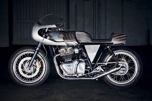 NEW SKIDS ON THE BLOCK. Young Guns? Royal Enfield 650 GT Racer