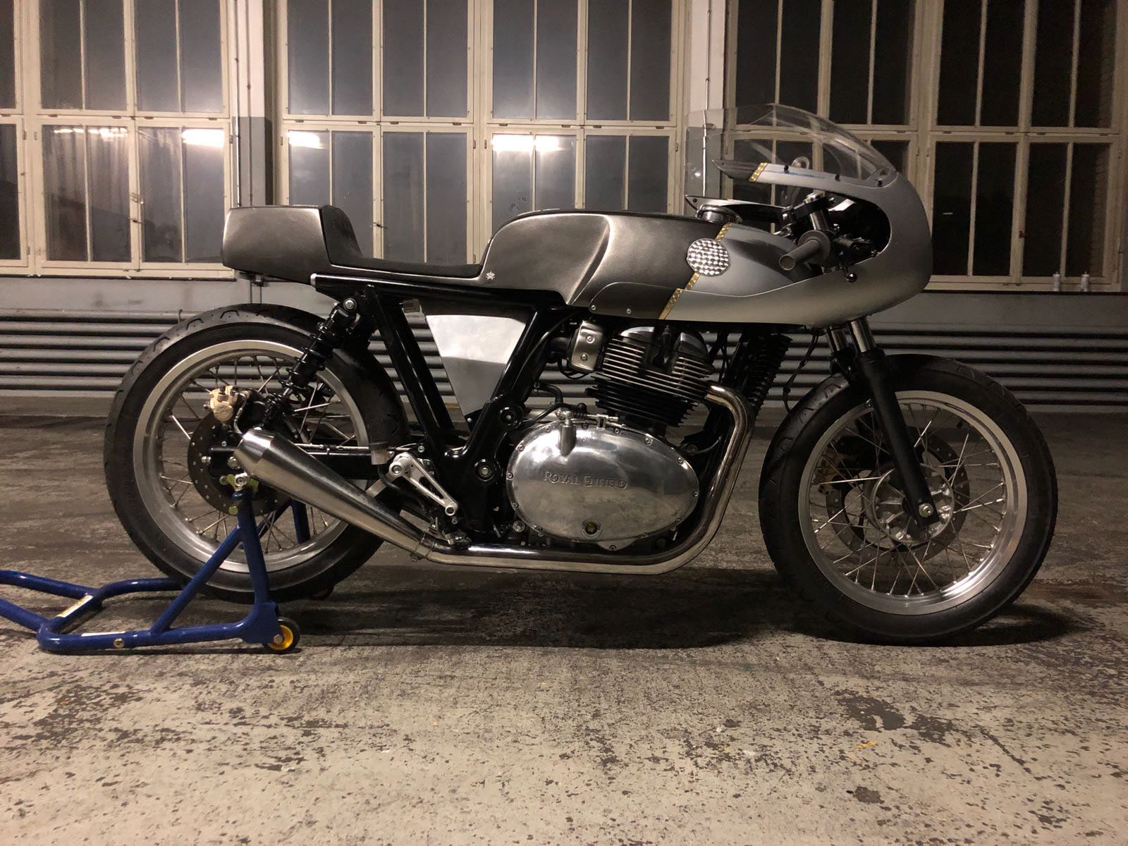 NEW SKIDS ON THE BLOCK. Young Guns' Royal Enfield 650 GT Racer ...