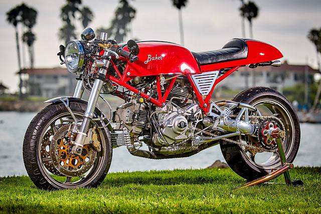 ICING ON THE CAKE. George Baker?s Ducati 900SS Cafe Racer