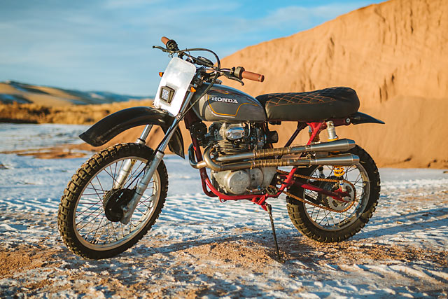 SNOW PATROL. Number 8 Wire?s Cool Honda CL350 Desert Sled