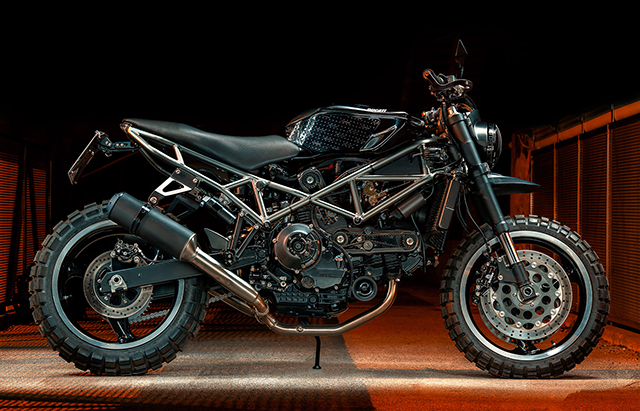 SINISTER STREET SCRAMBLER: Ducati ST2 by Orcus Motorcycles
