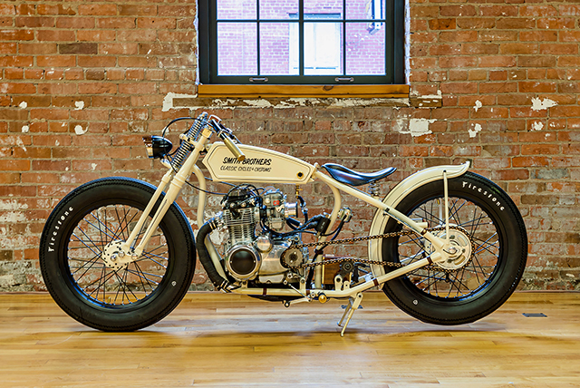 GENTLEMAN RACER:  Honda CB350F Board Tracker by Smith Brother’s