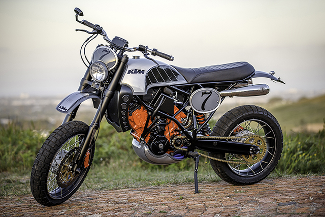 FABULOUS FABRICATION: KTM 950 SMR ‘Bullet’ by Fabman Creations
