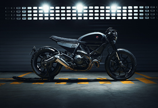 SINISTER SCRAMBLER: ‘Black Villain’ Ducati Scrambler by Motocrew